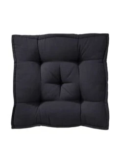 Aktion 🎁 Garten & Balkon Butlers Sitzkissen L 40 X B 40cm SOLID In Schwarz Günstig Kaufen 🎉