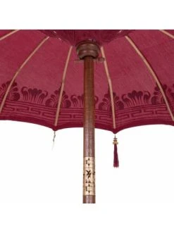 Blitzangebot 👍 Garten & Balkon Butlers Sonnenschirm Ø180cm ORIENTAL LOUNGE In Dunkelrot Günstig Kaufen 🛒 -BUTLERS Verkäufe butlers sonnenschirm o180cm oriental lounge in dunkelrot 4