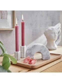 Bestpreis 🎁 Dekoration Butlers Stabkerzenhalter Höhe 8cm MARBLE In Weiß Günstig Kaufen 👏 -BUTLERS Verkäufe butlers stabkerzenhalter hohe 8cm marble in weiss 5