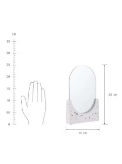 Am billigsten ✨ Dekoration Butlers Standspiegel L 16 X H 25cm TERRAZZO In Creme Günstig Kaufen 🤩 -BUTLERS Verkäufe butlers standspiegel l 16 x h 25cm terrazzo in creme 2