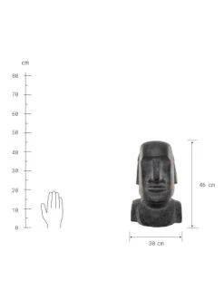 Billig ⌛ Dekoration Butlers Statue Höhe 46cm MOAI In Grau Günstig Kaufen 🎉 -BUTLERS Verkäufe butlers statue hohe 46cm moai in grau 2
