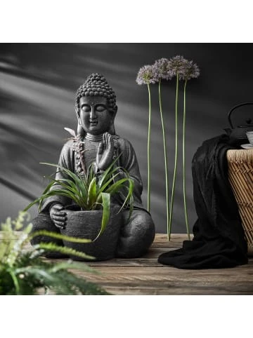 Coupon ✔️ Dekoration Butlers Statue Mit Blumentopf Höhe 69cm BUDDHA In Dunkelgrau Günstig Kaufen ⭐ 4 Coupon ✔️ Dekoration Butlers Statue Mit Blumentopf Höhe 69cm BUDDHA In Dunkelgrau Günstig Kaufen ⭐ – Bild 2