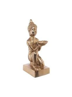 Budget 🔥 Dekoration Butlers Statue Mit Kerzenteller Höhe 44cm BALI In Gold Günstig Kaufen 🔥 -BUTLERS Verkäufe butlers statue mit kerzenteller hohe 44cm bali in gold 2