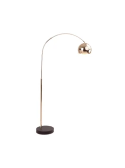 Blitzangebot 🤩 Lampen & Leuchten Butlers Stehleuchte Höhe 166cm ARC In Gold Günstig Kaufen ❤️