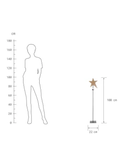 Am billigsten ❤️ Dekoration Butlers Stern Auf Sockel Höhe 100cm SHOOTING STAR In Braun Günstig Kaufen 😉 -BUTLERS Verkäufe butlers stern auf sockel hohe 100cm shooting star in braun 2