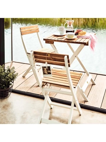 Angebote ⌛ Garten & Balkon Butlers Stuhl MORNING STAR In Weiß-Braun Günstig Kaufen ⭐ 4 Angebote ⌛ Garten & Balkon Butlers Stuhl MORNING STAR In Weiß-Braun Günstig Kaufen ⭐ – Bild 2