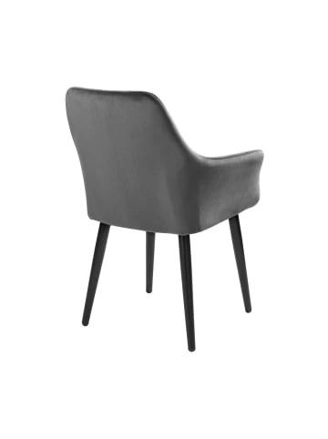 Brandneu ❤️ Möbel Butlers Stuhl Samt VELVET In Dunkelgrau Günstig Kaufen 👏 6 Brandneu ❤️ Möbel Butlers Stuhl Samt VELVET In Dunkelgrau Günstig Kaufen 👏 – Bild 4