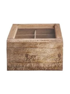 Neu 🤩 Küche Butlers Teebox Mit Blumen-Lasergravur L 23 X B 18cm TEA TIME In Braun Günstig Kaufen 💯 -BUTLERS Verkäufe butlers teebox mit blumen lasergravur l 23 x b 18cm tea time in braun 3