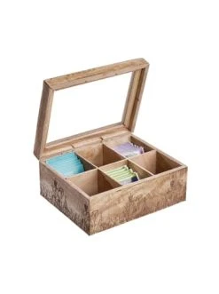 Neu 🤩 Küche Butlers Teebox Mit Blumen-Lasergravur L 23 X B 18cm TEA TIME In Braun Günstig Kaufen 💯 -BUTLERS Verkäufe butlers teebox mit blumen lasergravur l 23 x b 18cm tea time in braun 6