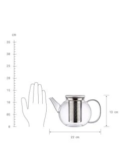 Schlussverkauf 🧨 Küche Butlers Teekanne 1,2 L TEA TIME In Transparent Günstig Kaufen 🌟 -BUTLERS Verkäufe butlers teekanne 1 2 l tea time in transparent 2