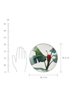 Bestes Angebot 🛒 Küche Butlers Teller Bananenblatt Und Goldrand Ø21cm TROPICAL In Bunt-Gold Günstig Kaufen 👍 -BUTLERS Verkäufe butlers teller bananenblatt und goldrand o21cm tropical in bunt gold 1