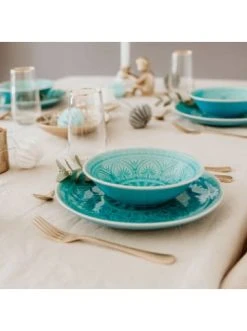 Coupon 🔥 Küche Butlers Teller Ø21cm SUMATRA In Türkis Günstig Kaufen 😍 -BUTLERS Verkäufe butlers teller o21cm sumatra in turkis 3