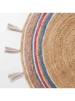 Angebote 💯 Heimtextilien Butlers Teppich Rainbow Mit Quasten Ø110cm ALL NATURE In Natur-Bunt Günstig Kaufen 🤩 -BUTLERS Verkäufe butlers teppich rainbow mit quasten o110cm all nature in natur bunt 4