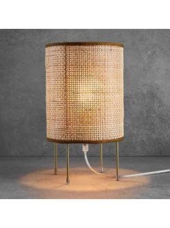 Schlussverkauf 🧨 Lampen & Leuchten Butlers Tischlampe STILO In Natur-Gold Günstig Kaufen 😍