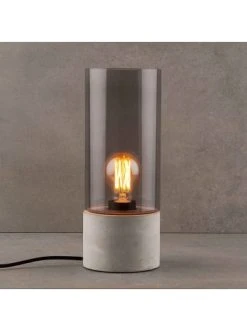 Brandneu 🤩 Lampen & Leuchten Butlers Tischleuchte Mit Betonfuß Und Glasschirm STILO In Hellgrau Günstig Kaufen ✨ -BUTLERS Verkäufe butlers tischleuchte mit betonfuss und glasschirm stilo in hellgrau 1