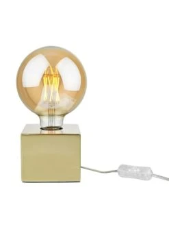 Bestes Angebot 😍 Lampen & Leuchten Butlers Tischleuchte Quadratisch 10x10cm STILO In Gold Günstig Kaufen 🧨