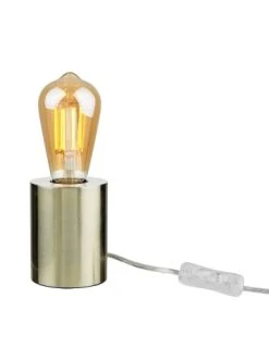 Auslauf 🎁 Lampen & Leuchten Butlers Tischleuchte Rund Ø8cm STILO In Gold Günstig Kaufen 😍