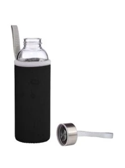 Großhandel 🤩 Küche Butlers Trinkflasche Mit Tasche 500ml SMOOTHIE In Schwarz Günstig Kaufen 💯 -BUTLERS Verkäufe butlers trinkflasche mit tasche 500ml smoothie in schwarz 1