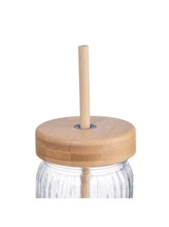 Schlussverkauf 🔥 Küche Butlers Trinkglas Mit Bambusdeckel 450ml GREEN TASTE In Transparent-Natur Günstig Kaufen 🎉 -BUTLERS Verkäufe butlers trinkglas mit bambusdeckel 450ml green taste in transparent natur 3