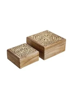 Billig ✨ Dekoration Butlers Truhe Mit Schnitzerei L 17 X B 17cm TREASURE In Hellbraun-Gold Günstig Kaufen ❤️ -BUTLERS Verkäufe butlers truhe mit schnitzerei l 17 x b 17cm treasure in hellbraun gold 5