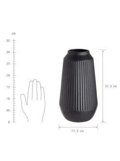 Bestpreis 🔥 Dekoration Butlers Vase Höhe 32cm FINJA In Schwarz Günstig Kaufen 🌟 -BUTLERS Verkäufe butlers vase hohe 32cm finja in schwarz 3