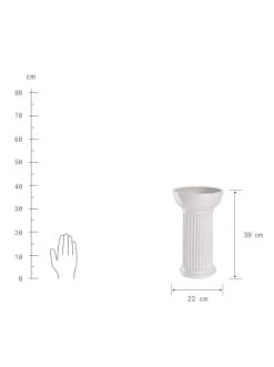 Bestpreis 🎁 Dekoration Butlers Vase Höhe 38cm AMPHORA In Weiß Günstig Kaufen ⭐ -BUTLERS Verkäufe butlers vase hohe 38cm amphora in weiss 2