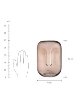 Besorgen ⭐ Dekoration Butlers Vase Mit Gesicht Höhe 25cm ANOKI In Hellbraun Günstig Kaufen 🔔 -BUTLERS Verkäufe butlers vase mit gesicht hohe 25cm anoki in hellbraun 3