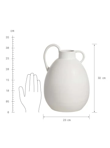 Besorgen 🔥 Dekoration Butlers Vase Mit Henkel Höhe 32cm LENA In Creme Günstig Kaufen ⭐ 6 Besorgen 🔥 Dekoration Butlers Vase Mit Henkel Höhe 32cm LENA In Creme Günstig Kaufen ⭐ – Bild 4