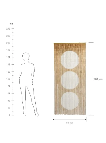 Blitzangebot 🛒 Büro-, Schulbedarf & Kreativbedarf Butlers Vorhang Kreise L 200 X B 90cm BAMBOO In Natur-Weiß Günstig Kaufen 🧨 6 Blitzangebot 🛒 Büro-, Schulbedarf & Kreativbedarf Butlers Vorhang Kreise L 200 X B 90cm BAMBOO In Natur-Weiß Günstig Kaufen 🧨 – Bild 4