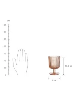 Schlussverkauf 🤩 Küche Butlers Weinglas Mit Rillen 250 Ml CHELSEA In Pastellorange Günstig Kaufen ✔️ -BUTLERS Verkäufe butlers weinglas mit rillen 250 ml chelsea in pastellorange 2